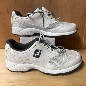 Footjoy Golf Shoe Sneaker Flex size 9.5 M  White Style #56813